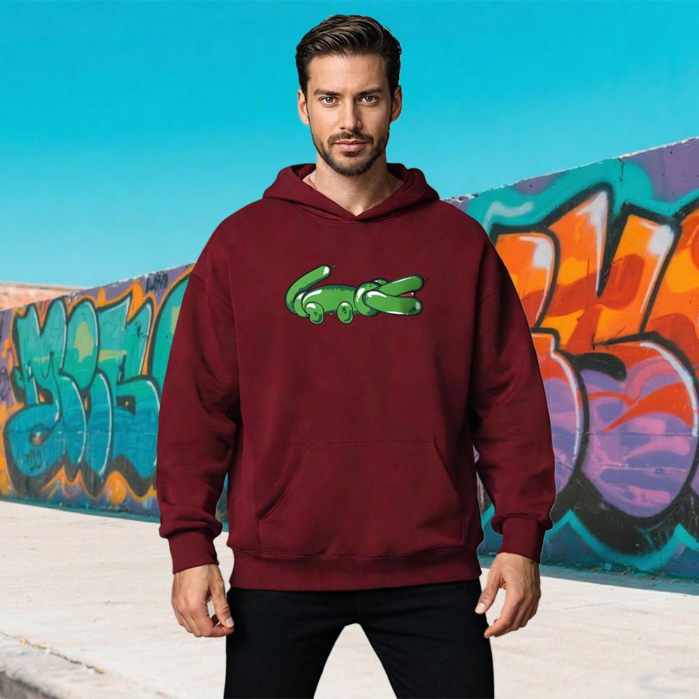 Men's Printing Sweatshirt Casual Pullover Oversized Funny Graphic Hoodies for Women Autumn Loose Long Sleeve Sports Streetwear