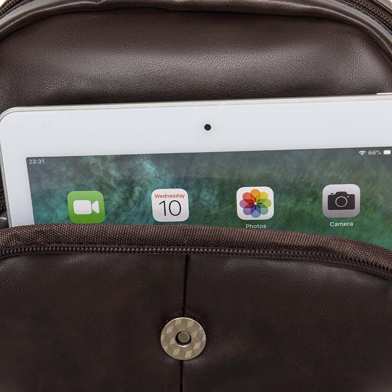 Women's Retro Backpack Soft Leather Travel Backpack