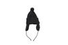 Highland 2000 3g Solid Bobcap with Ear Pom Thin Rope Jet Black Cover, & (20cm),