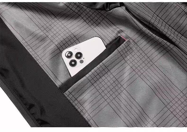 Men's High-End Autumn Stand Collar Jacket - Casual Business Style for Middle-Aged Dads
