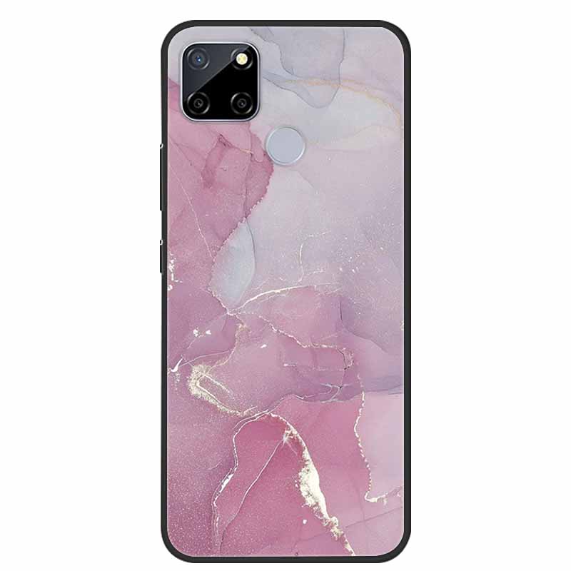 Für Realme C25 Hülle Marmor Silikon TPU Weiche Abdeckung Handyhülle Für OPPO Realme C25S C25 S Funda Stoßfest Coque RMX3191 Capa