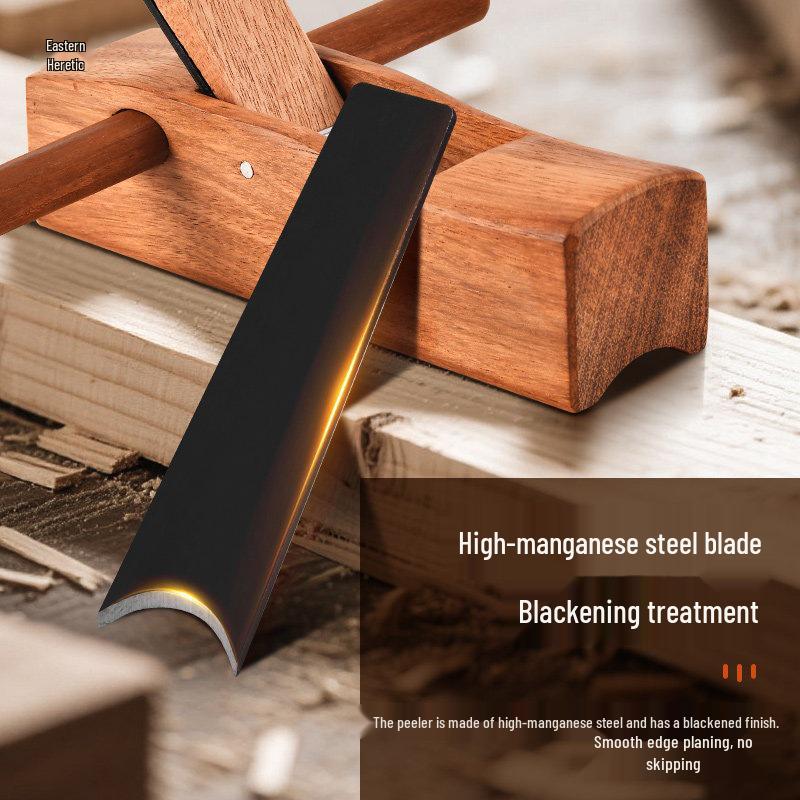 Rosewood Half-Round Woodworking Plane for Trimming and Grooving.