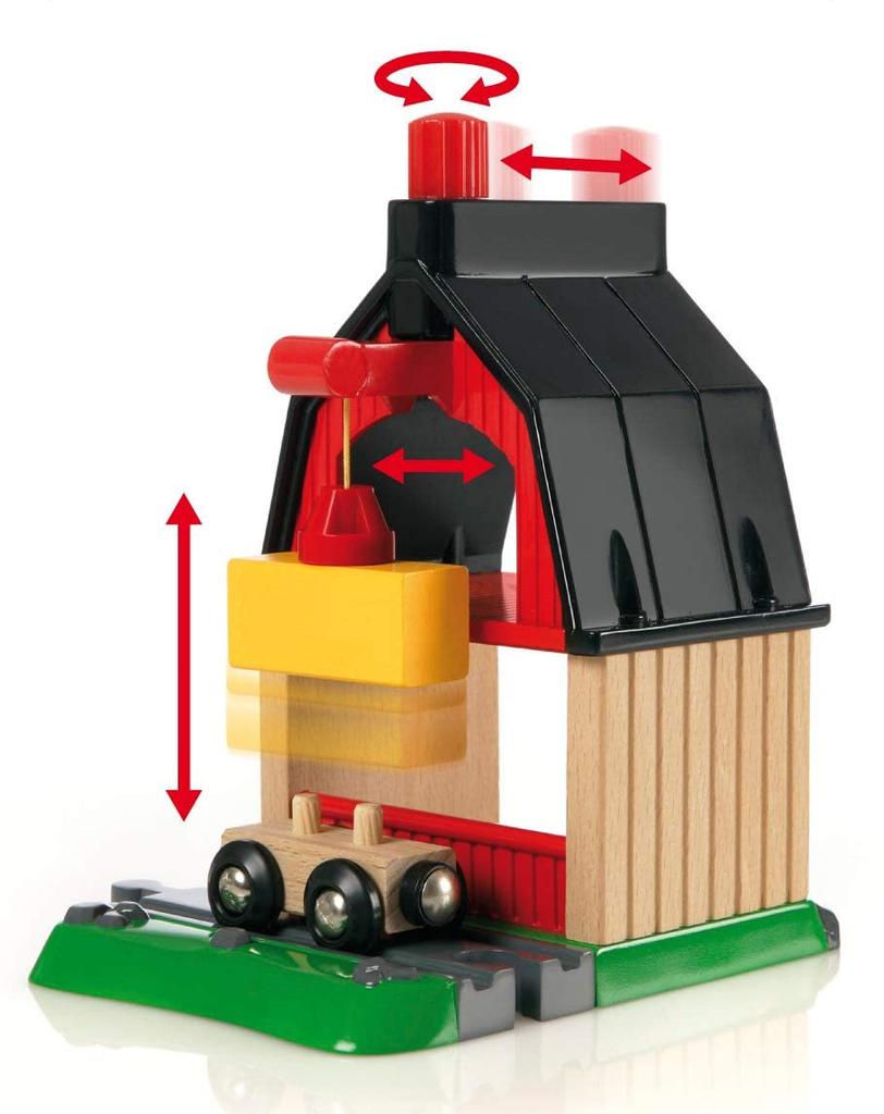 Brio Farm Rail Set for Ages 3 and Wooden Wooden Rail Gift 33719, Up. [Toy, Toy, Set, (Birthday/Christmas)]