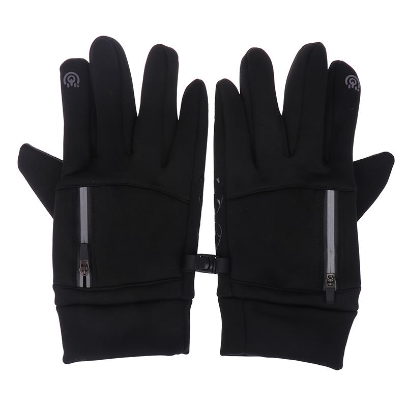 Cycling Gloves Winter Motorcycle Gloves Touch Screen Bicycle Gloves Outdoor Riding Scooter Windproof Warm Ski Gloves