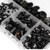 195x Black/Red Fairing Complete Bolt Kit Fasteners Screws for BMW S1000RR S1000R