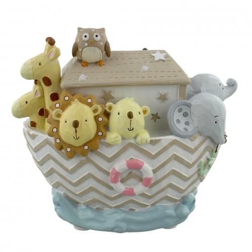 Noah's Ark Resin Money Box - Boat