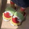 Women's Winter Clown Cotton Slippers - Non-slip, Warm, Cute for Dorm or Outdoors