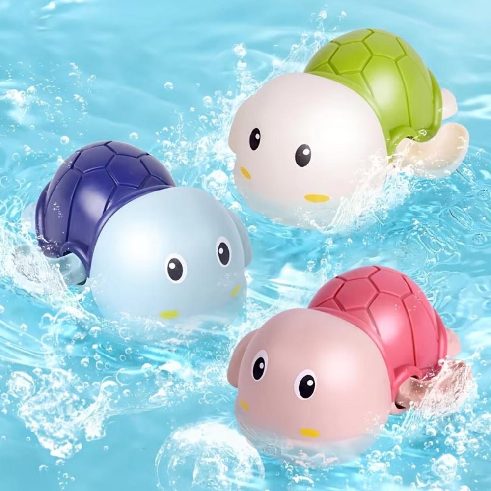 3/1pcs Cute Wind-Up Animal Frog Water Spray Toy,Plastic Bath Toy with Water-Squirting Head for Shower and Swimming Pool Fun