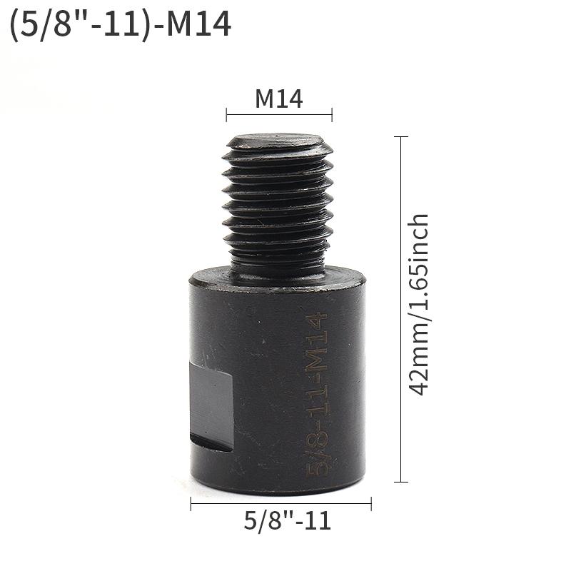 Angle Grinder Adapter Converter M10 M14 5/8-11 Thread Converter Adapte Arbor Connector For Polishing Pad Saw Blade Hole Saw Tool