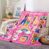 Customiz Name Personality Ms. Rachel Blanket Soft &Warm Sofa Office Bed Travel Lunch Break Blanket, Gift Suitable All Seasons