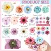 25Pcs/back Artificial Flowers Heads Silk Fake Flower for Valentine's Day DIY Gift Accessories Home Room Decor Wedding Decoration