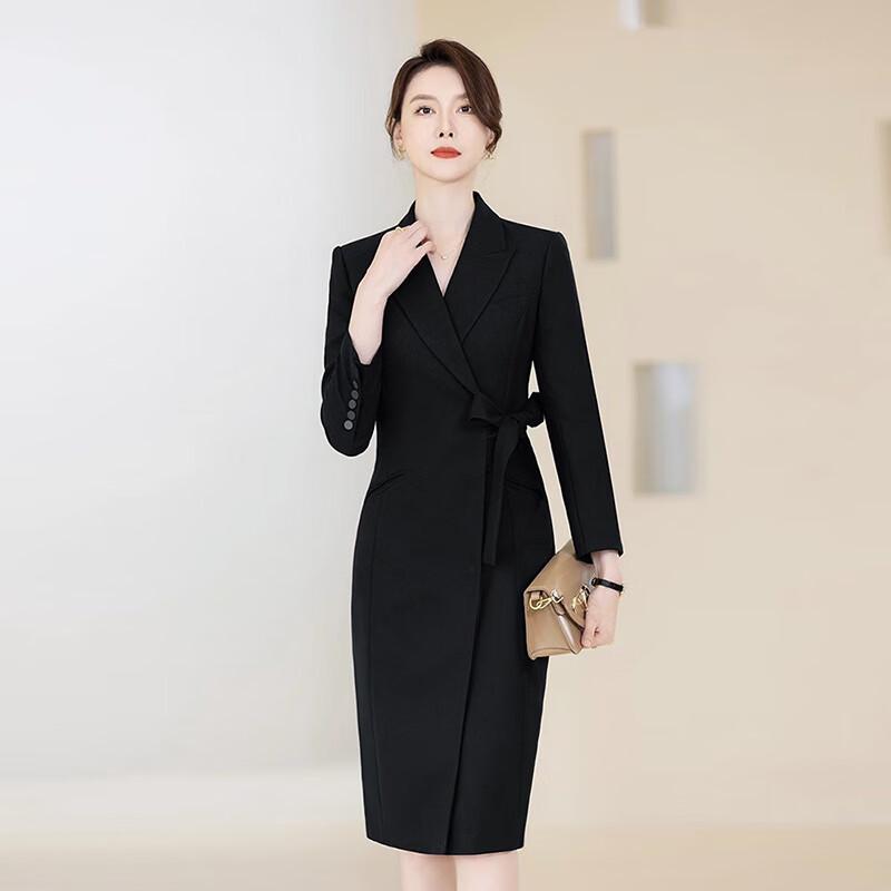 

Жіноча професійна сукня-костюм Taluoman з поясом на талії M