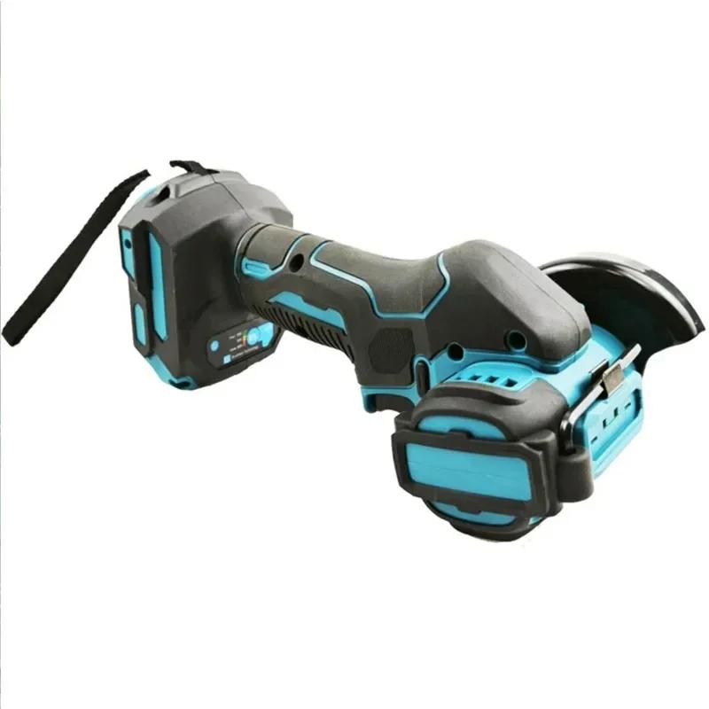 18V Battery 3 Inch Mini Angle Grinder Cutting Machine Cordless Electric Grinding Polishing Cutting Power Tools Fit Makita