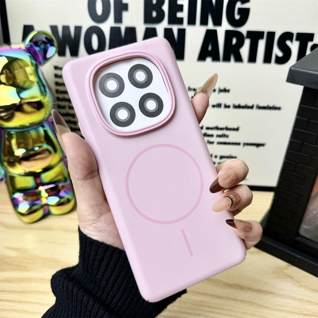 For MI Redmi Note14 Pro Plus Case Simple and soft magnetic PC skin-friendly Anti-fall Cover For Redmi Note 14 Pro+ Funda