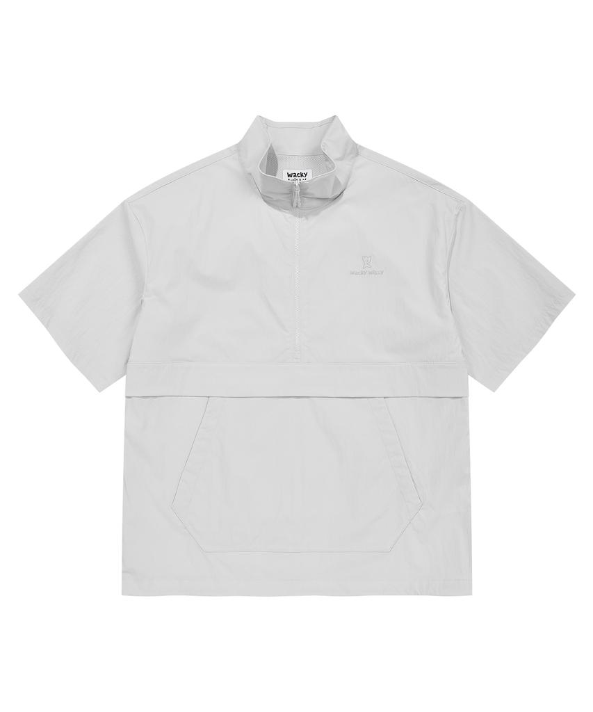 Wacky Willy Basic Half Sleeve Anorak Light Grey