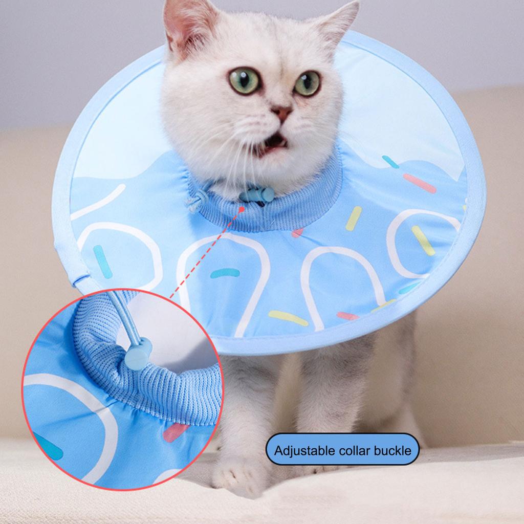 Soft and Lightweight Cats Recovery Collar Healing Collar for Kittens and Puppies to Prevent Licking After Surgeries