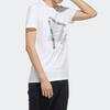 Adidas Neo Eye-Catching Print Straight Cut T-Shirt Men Tops White FP7302