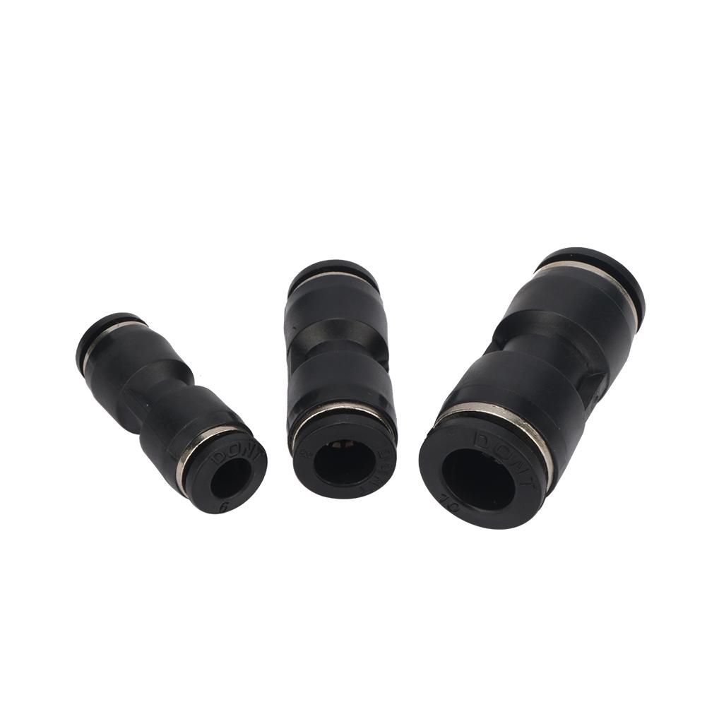 6mm 8mm 10mm Out Diameter Pneumatic Fitting Hose Connector Tube Plastic Joint Compressor Push-in Quick Connector Pipe Interface