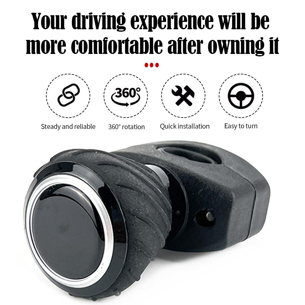 Labor Saving Car Steering Wheel Booster Spinner Knob Truck Tractor Forklift 360 Degree Grip Ball Turning Hand Control Auto Parts
