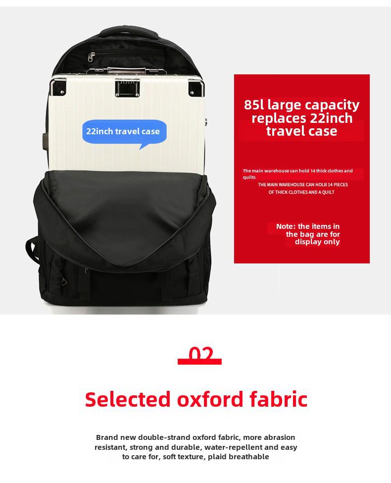 Men's Large Capacity Cross-Border Travel Backpack for Outdoor, Casual, School, Business Trips