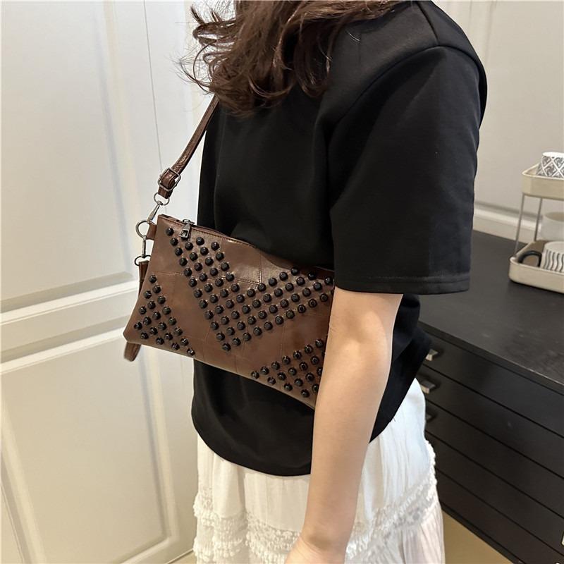 Bag Crossbody Bag Women's Black Shoulder Bag Underarm Bag Mobile Phone Bag Small Satchel Bag Commuter Bag Women's Bag New