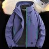 Men's Three-in-One Graphene Hooded Ski Jacket for Autumn/Winter