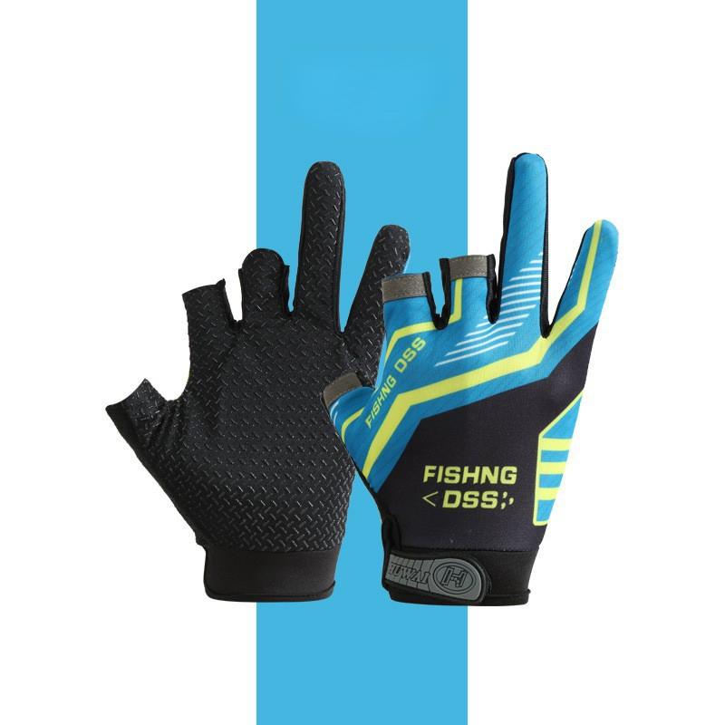 

Водонепроницаемые перчатки для рыбалки, противоскользящие, антизависающие, скалолазание, велоспорт, литые, трехпальцевые, перчатки для рыбалки, спорт, защита на открытом воздухе синий