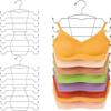 8 Tier Underwear Hanger Metal Closet Organizers Thick Bra Tank Top Hangers  Trouser Racks