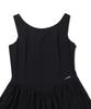 Michikoleondeonkosino Hem String Layered Dress Black