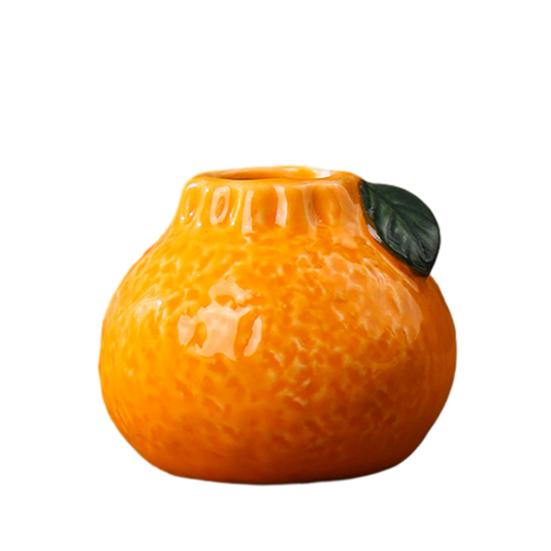 Fruit Shaped Vase Decorative Ceramic Vase Creative Plant Pot Fruit A