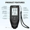 HW400 Car Paint Coating Thickness Tester Car Paint Electroplating Metal Coating Thickness Tester 1pc