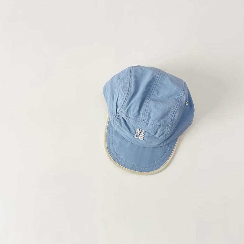 Korean Style Fashion Quick Dry Kids Baseball Cap Summer Peaked Cap Outdoor Letter Embroidered Sun Hat Kids Accessories Children