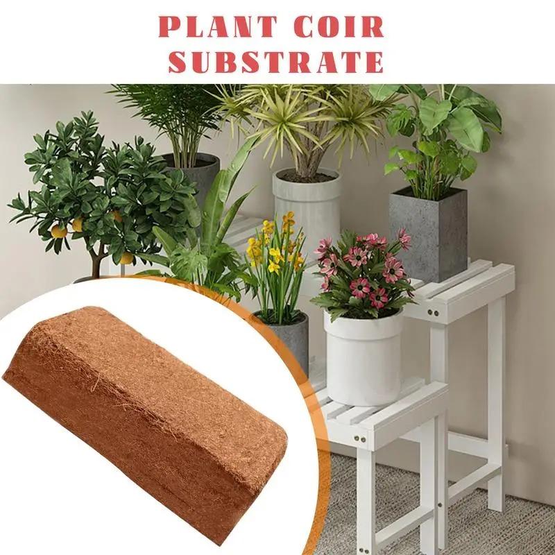 Kokosvezel Voor Planten Kokos Grond Kokosvezel Baksteen Substraat Gecomprimeerde Aarde Kokosvezel Schil Potgrond Mix Substraat Potgrond Voor