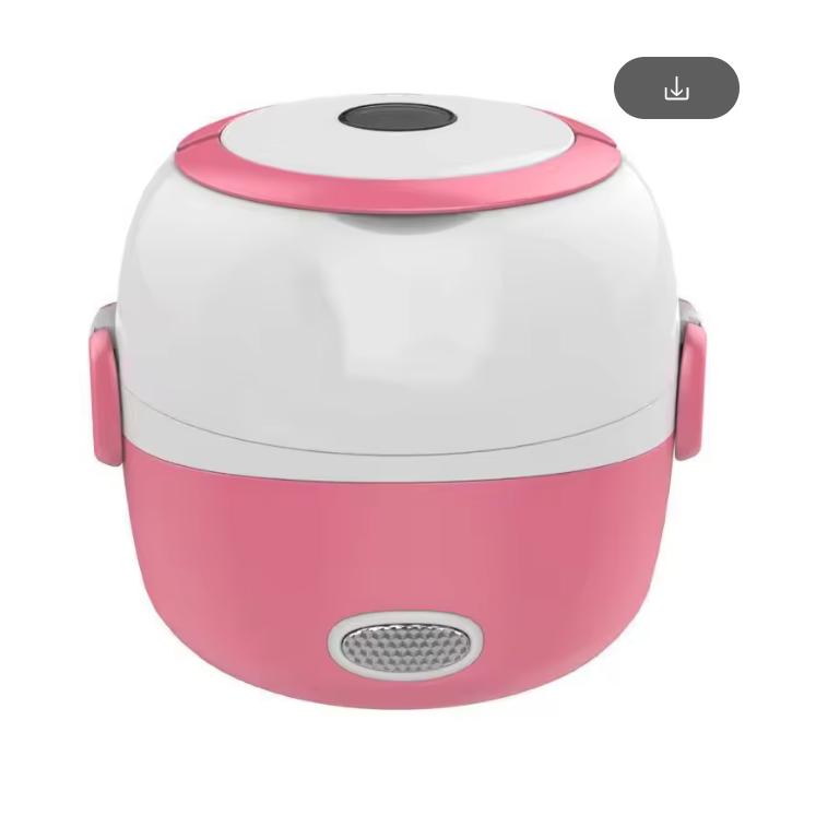 

2026 New Electric Lunch Box,3 Layers 2L Portable Electric Heating Bento Lunch Box Rice Cooker,110V 200W,Stainless Steel+PP