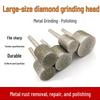 Large Diameter Wear-Resistant Grinding Head for Metal, Glass, and Stone Polishing, Deburring, and Chamfering