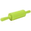 New NOn Stick Silicone Rolling Pin Pastry Dough Roller Baking Tool with Plastic Handle Green