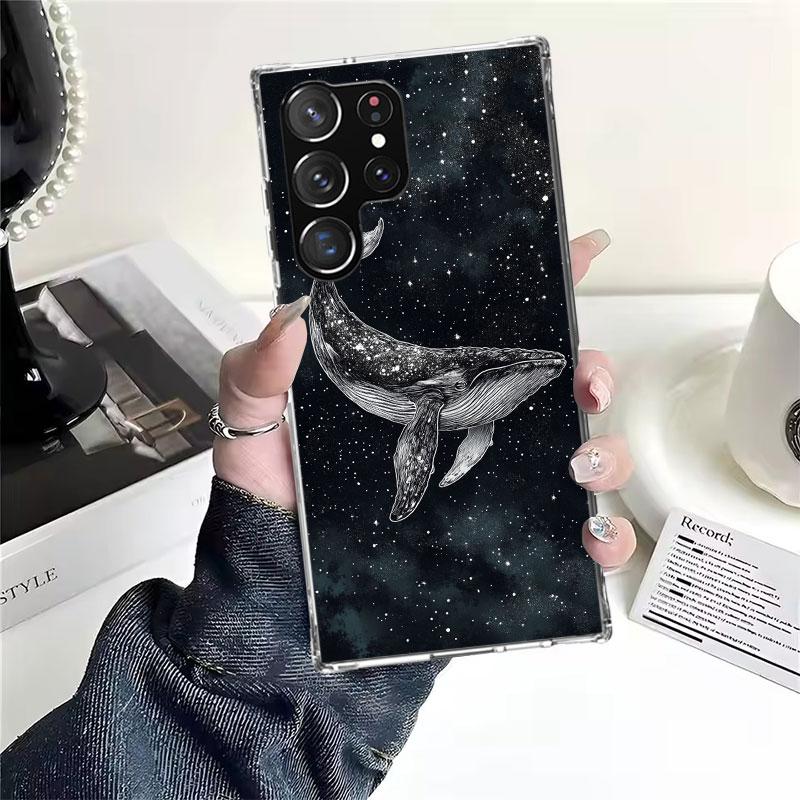 Humpback Whale Sea Giant For Samsung Galaxy Note 20 Ultra 9 8 10 Pro Phone Case S10E S10 Lite S9 Plus S8 + S7 Edge A6 A7 A8 J4 J