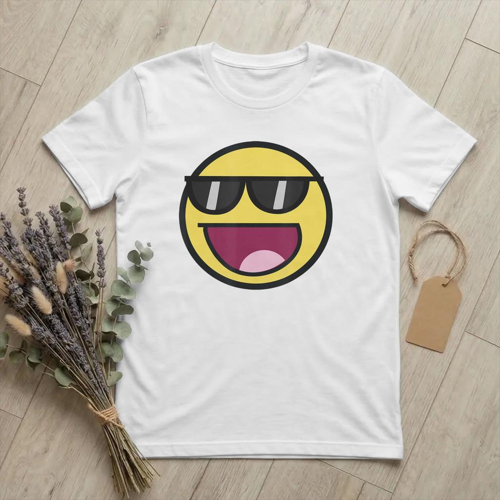Epic Face Meme Y2K Cool T Shirts Unisex 100 Cotton Awesome TShirts Crew Neck Funny Tees Short Sleeve Merchandise Gift
