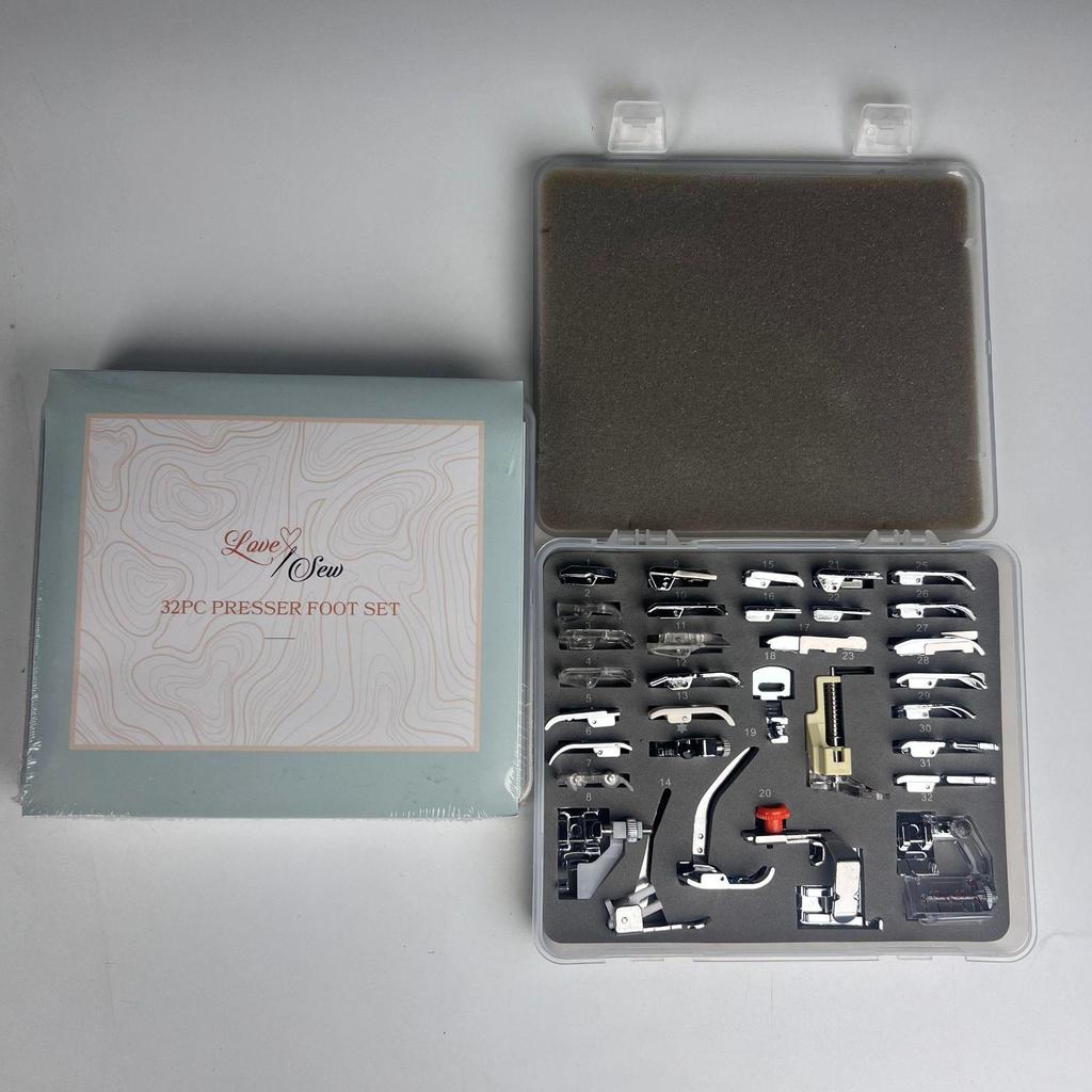 Deluxe Presser Foot Set: 32-62pcs Multifunctional Sewing Accessories for Home Machines