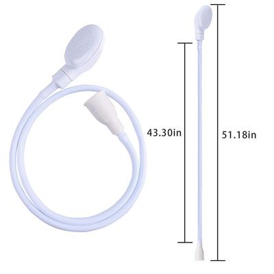 Σπρέι Ντους για Κατοικίδια Ολισθαίνει στον Σωλήνα Φορητή Κεφαλή Ντους Σπρέι για Σκύλους για Μπαταρία Μπανιέρας