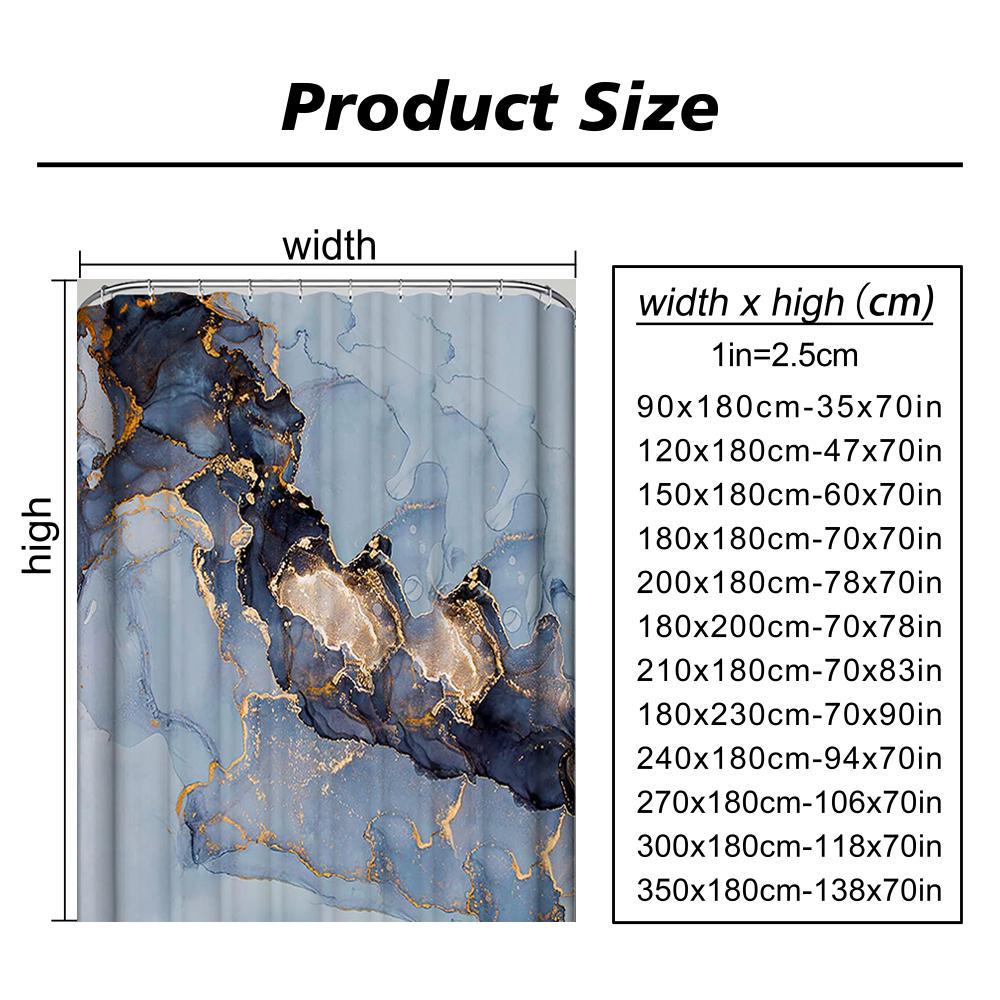Fence Flowers Shower Curtains Blue Window Nature Floral Plants Scenery Modern Garden Wall Hanging Home Bathroom Decor With Hooks