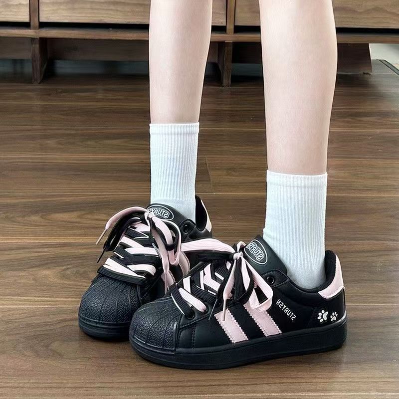 New Retro Girl Heart Girl Autumn Sports Shoes Schoolgirl Party Casual Board Shoes