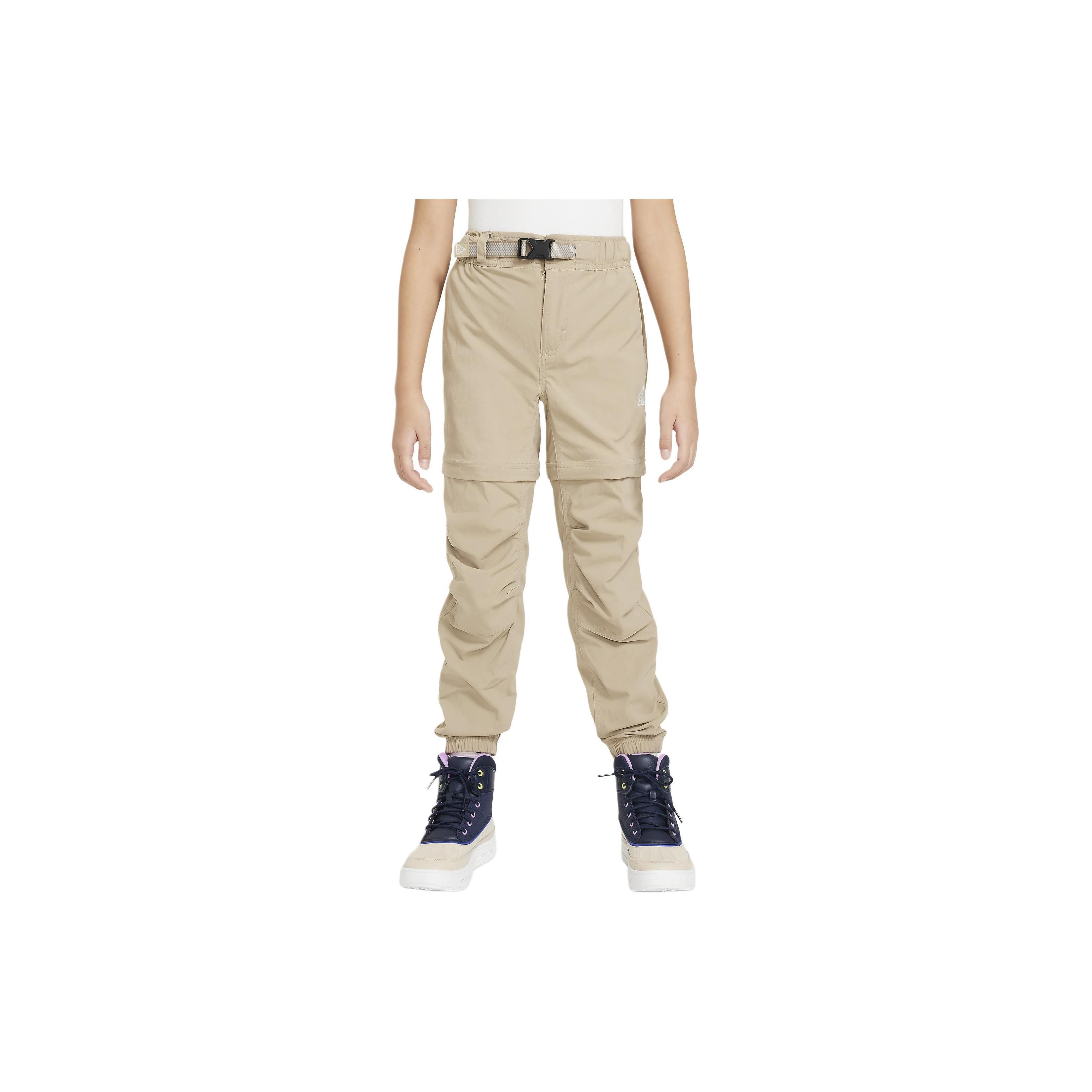 (GS) Nike ACG Repel Hike Convertible Pants  Khaki White  Kids  FD3150-247 M