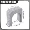 N Scale Railroad Stone Tunnel Model Layout Diorama Gift Simulation Stones Miniature Scene for