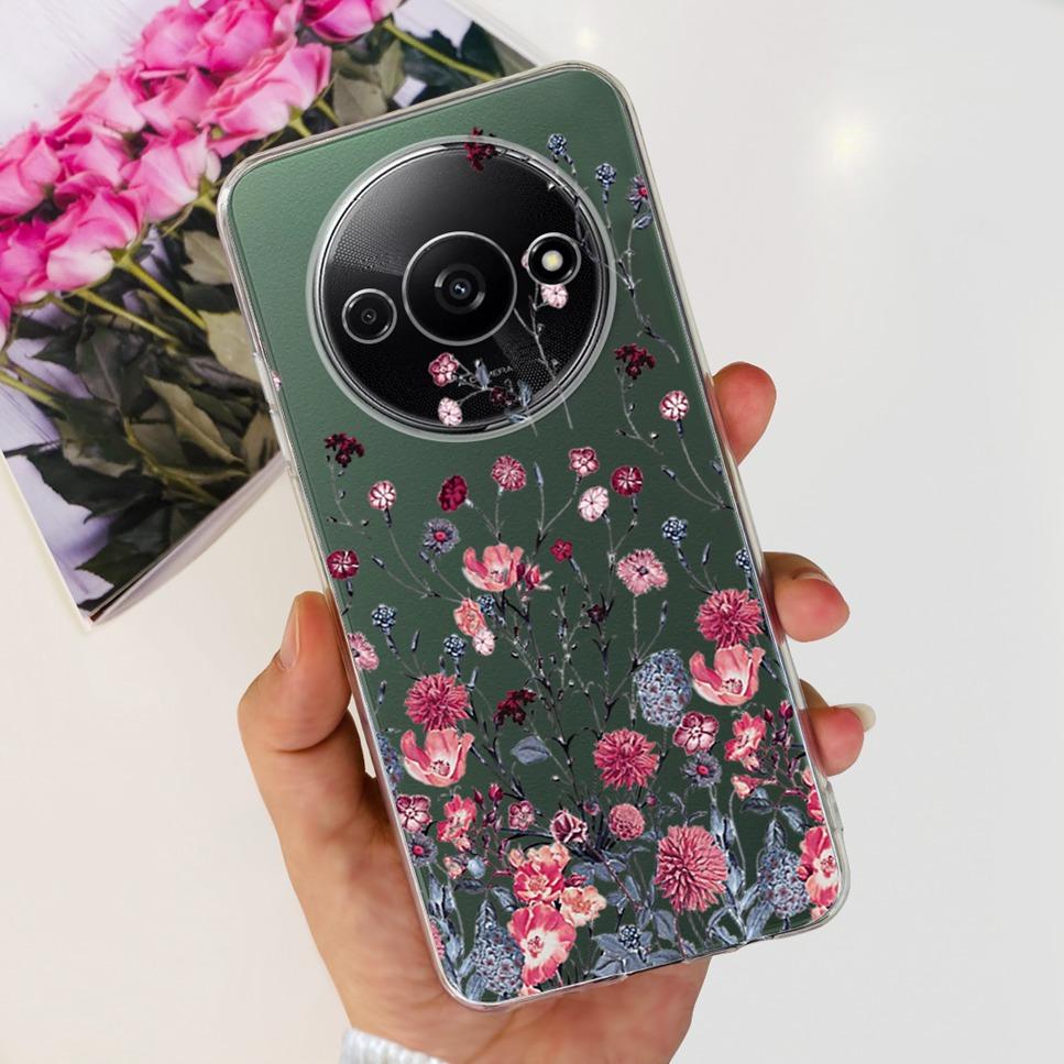 For Xiaomi Redmi A3 4G Case Fashion Girl Cartoon Print Soft Silicone Back Cover For Redmi A3 6.71" Shockproof Phone Case Funda