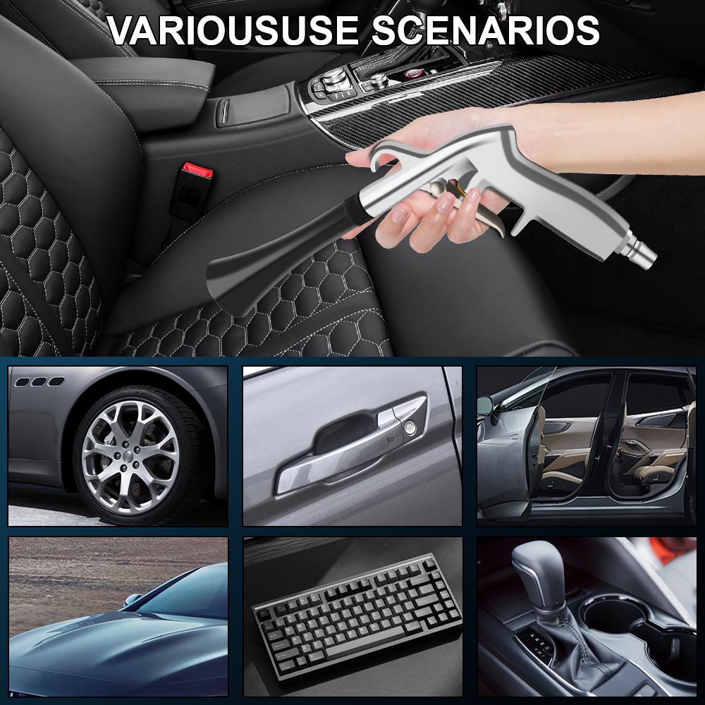 Dry Cleaning Dust Blowing Interior Detailing Cleaning Tool Auto Accessories JP Type High Pressure Car Wash Gun Tornador Air Blow