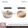 Multi-functional Ceramic Stew Pot with Steamer