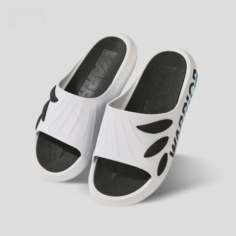 

Летние мужские тапочки Warrior: Удобные, износостойкие, нескользящие сандалии для ванной комнаты на толстой подошве 39-40