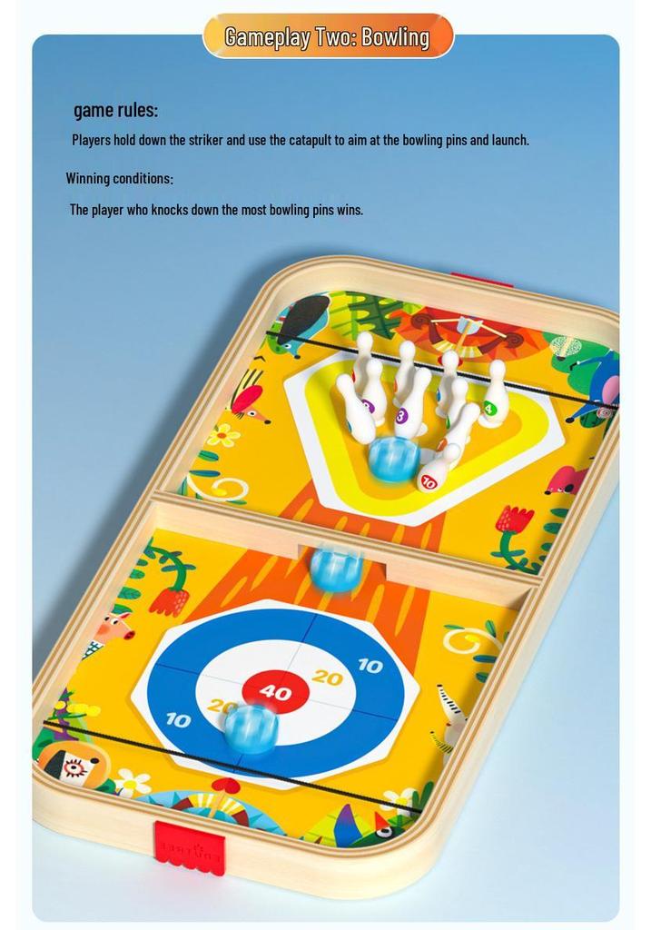 Father-Son Chess and Bowling Battle: Interactive Educational Board Game for Kids