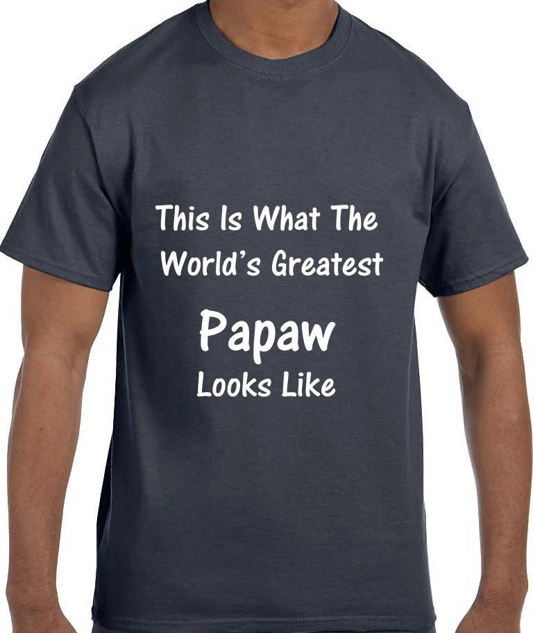 Funny Humor World s Greatest Papaw T shirt T shirt XL